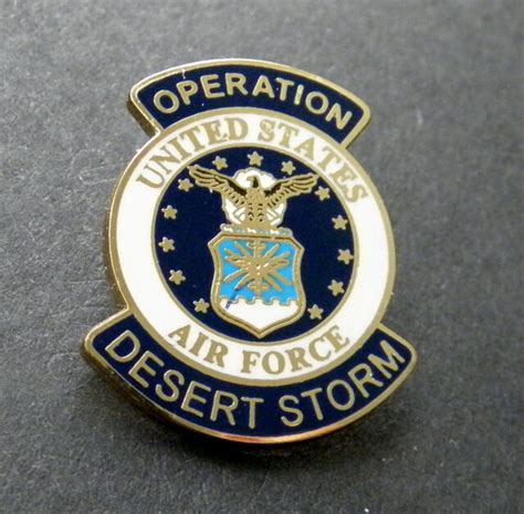 United States Air Force Usaf Desert Storm Veteran Lapel Pin Badge 1 Inch Ebay