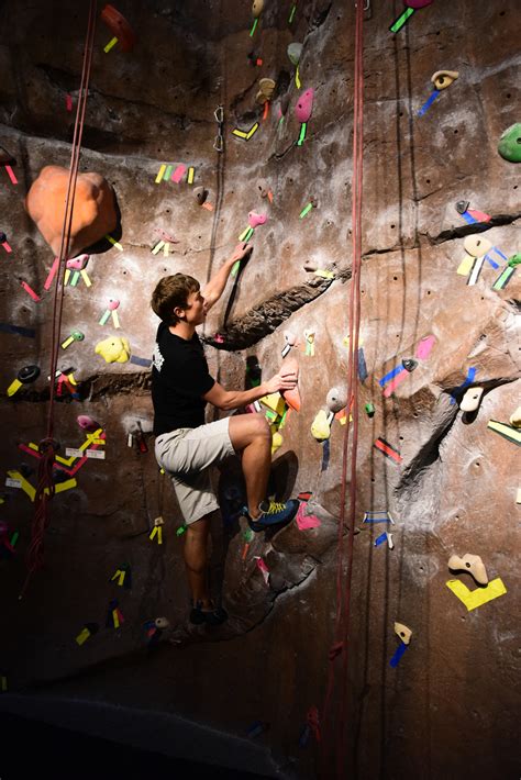 nau climbing wall campus recreation