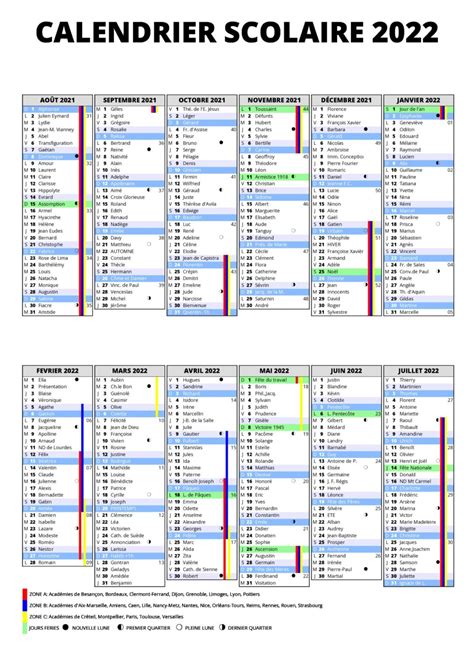 Calendrier 2022 A Imprimer Gratuit En Pdf Et Excel Images