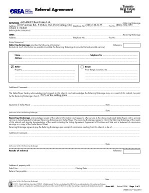 Referral Agreement Template Complete With Ease Airslate Signnow