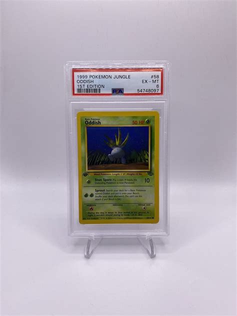 1999 POKEMON JUNGLE ODDISH 1ST EDITION PSA GRADED EBay