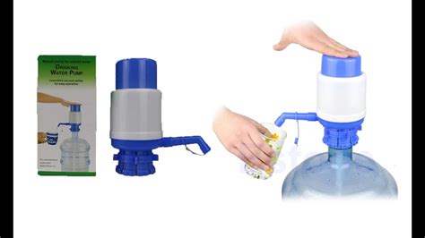 Manual Pump For Water Bottle Unboxing Review And Installing In Hindi