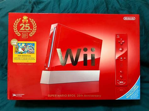 NEW Nintendo Wii Super Mario Bros 25th Anniversary Limited Edition