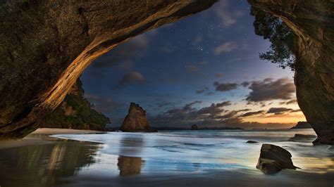 Beach At Night Wallpapers Wallpaper Cave