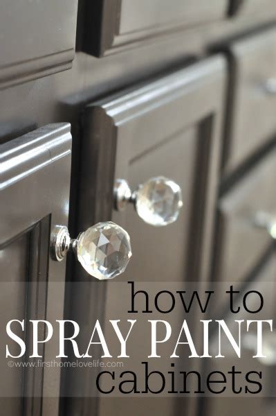 Painting Kitchen Cabinets With Spray Paint – Things In The Kitchen