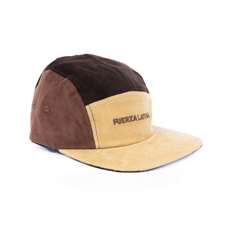 Boné FUERZA LATINA degradê terroso em veludo cotelê edição limitada