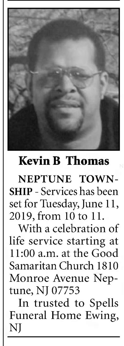 Obituary For Kevin B Thomas ™