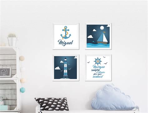 Quadro Para Quarto De Menino - Quadro para Quarto de Menino, Marinheiro | Elo7