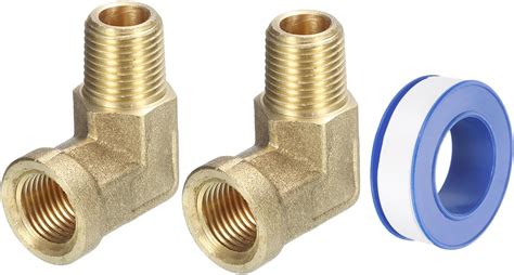 Sourcing Map Brass Pipe Fittings Inch Npt Male X Inch Npt