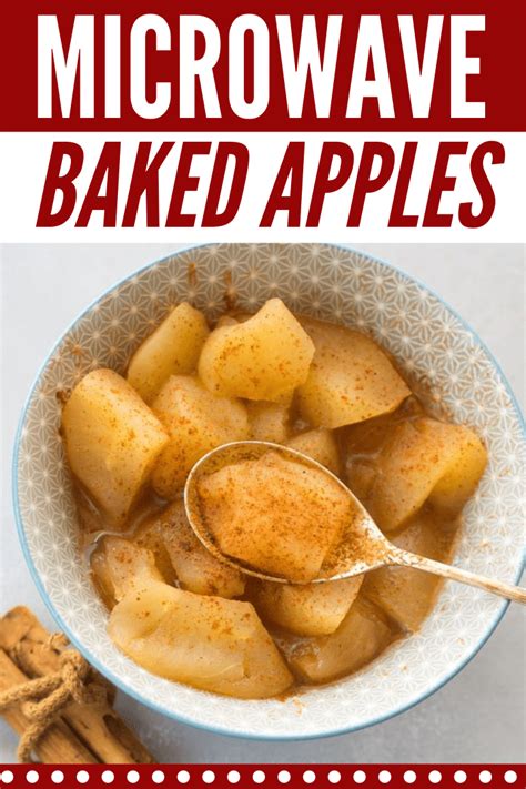 Microwave Baked Apples Insanely Good