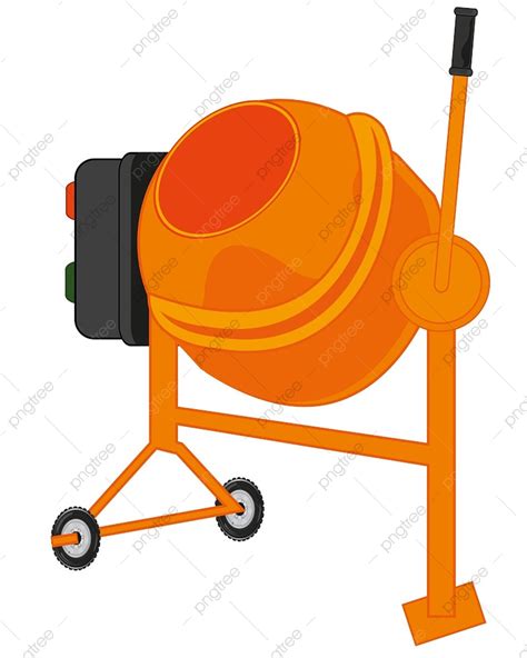 Concrete Mixer Clipart Png Images Tools Concrete Mixer On White