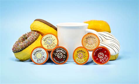 Donut Stop C Psulas De Caf Saborizadas Compatibles Con Cafeteras K Cup