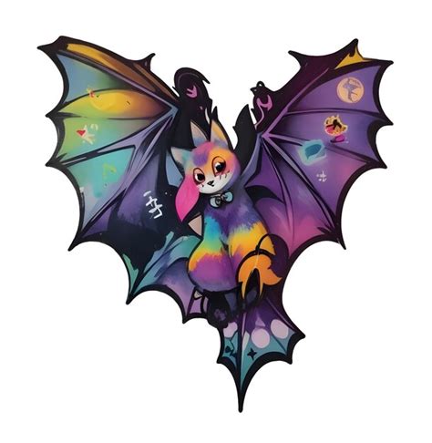 Art De Ligne De Bande Dessin E De Chauve Souris Pour Livre Colorier