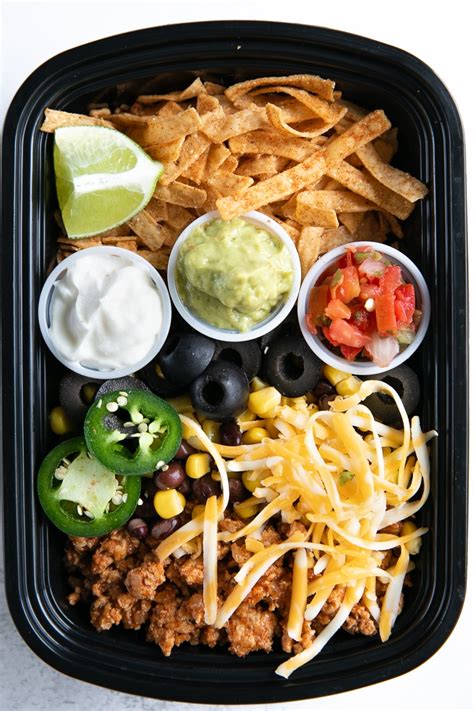 Taco Salad Meal Prep Taco Bowls The Forked Spoon