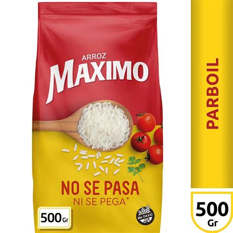 Máximo Arroz Parboil No Se Pasa Ni Se Pega 500 g