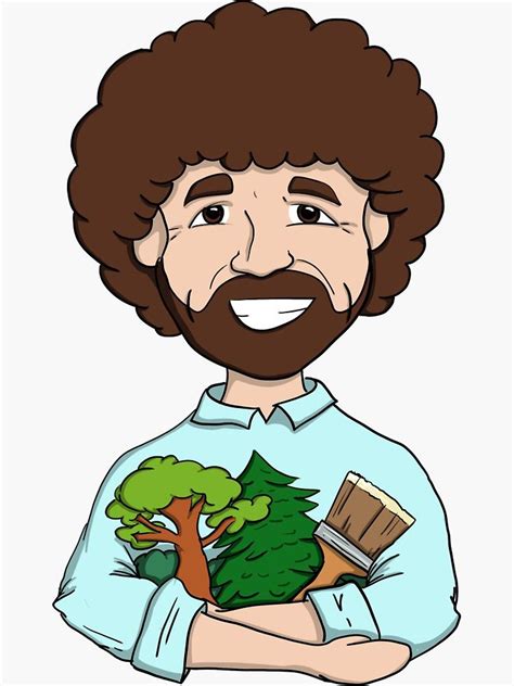 Bob Ross Clip Art