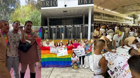 Jhonny Caz Y Ricardo Peralta Protagonizaron Primera Marcha Lgbt Dentro Del Reclusorio Varonil