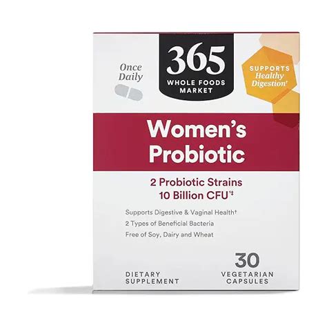 Womens Probiotic 10 Billion CFU 30 Vegetarian Capsules At Whole Foods