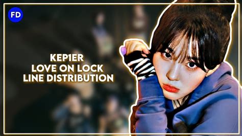 Kep1er 케플러 Love on Lock Line distribution Farnat Distributions