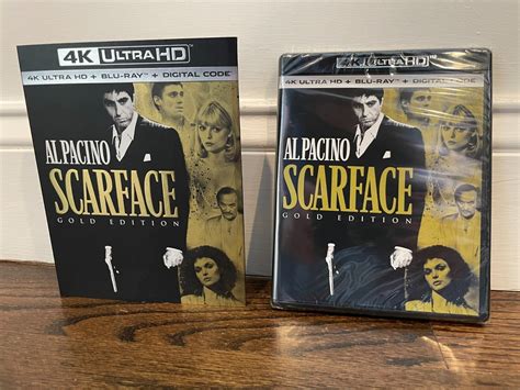 Scarface K Uhd Blu Ray Digital Slipcover New Factory Sealed