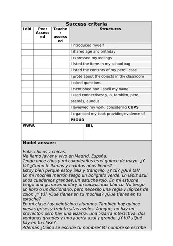 year  writing lesson teaching resources