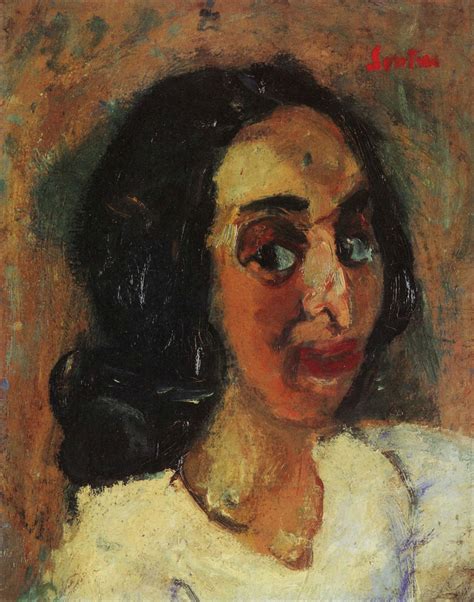 Chaim Soutine Portrait Of A Woman