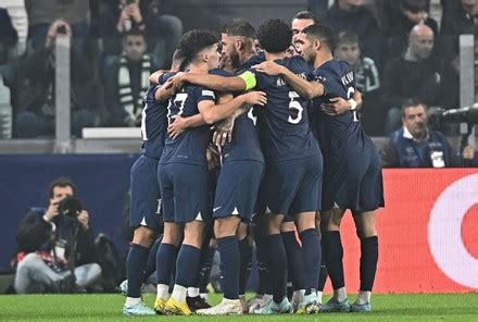 Psgs Kylian Mbappe Celebrates Teammates After Editorial Stock Photo