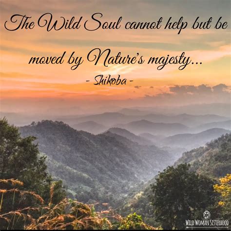 The Wild Soul Cannot Help But Be Moved By Natures Majesty Shikoba