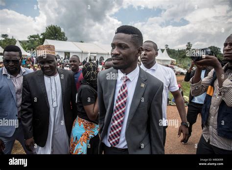 Bobi Wine During A Campaign Event In Gombe Bobi Wine Whose Real Name