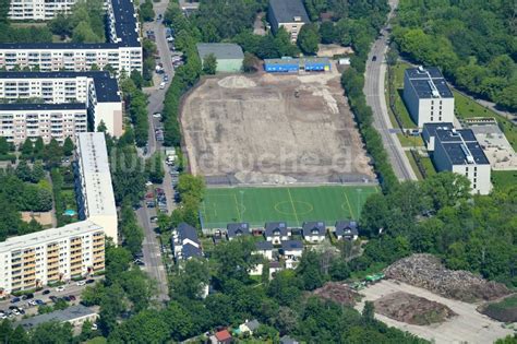 Berlin Aus Der Vogelperspektive Neubau Der Sportplatzanlagen