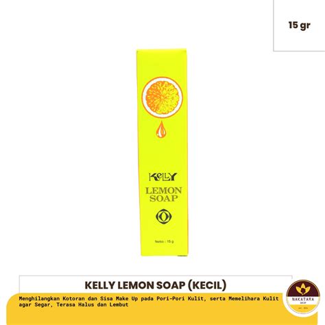 Jual Kelly Lemon Soap Sabun Muka Ukuran G Kecil Shopee Indonesia