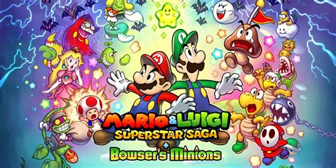 Mario Luigi Superstar Saga Bowsers Minions Ds Confira O