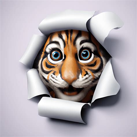 3D Adorable Tiger Disney Aristocats Graphic With Dreamy Vibes