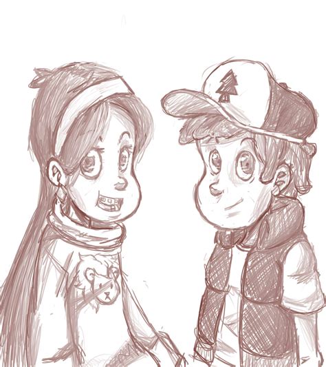 Mable And Dipper Sketch By Jeremyellsworth On Deviantart