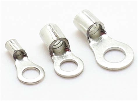 Non Insulated RNB Size Copper Ring Terminals