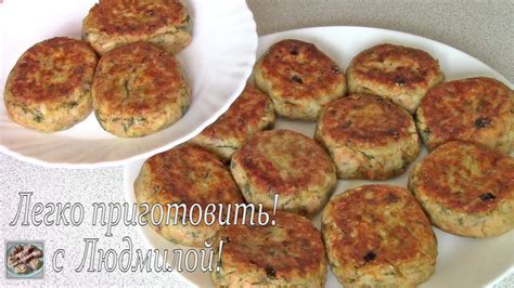 Рыбные котлеты. Котлеты из консервированной рыбы. Пост. Легко ...