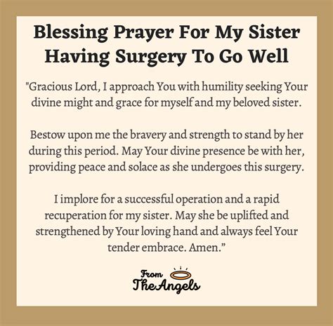 Healing Prayers For My Sister For Strength Sick The Hospital