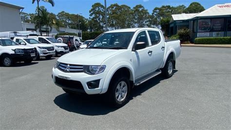 Used White Mitsubishi Triton Glx Utility Dual Cab For Sale In