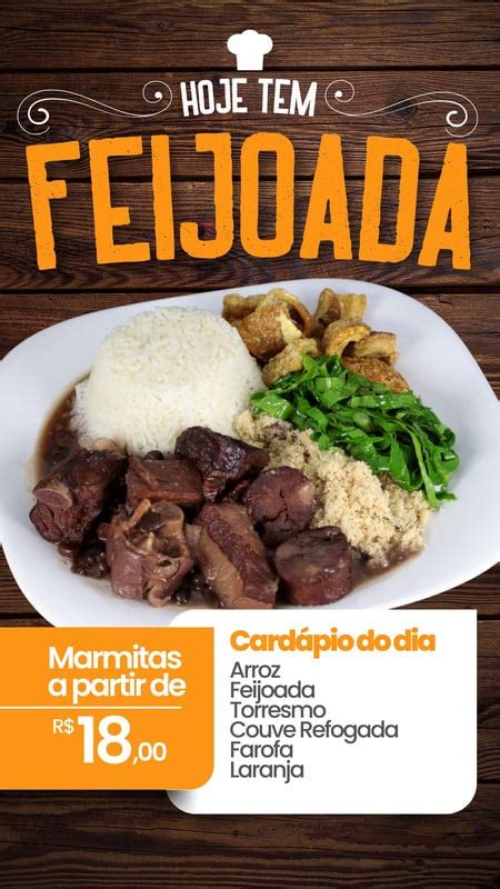 Modelos Gr Tis E Personaliz Veis De Feijoada Canva