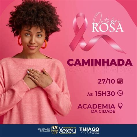 Programação Do Outubro Rosa Prefeitura De Xexéu