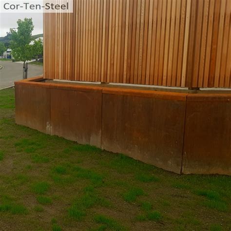 Corten Steel Retaining Walls | Kitsets | Cor-Ten-Steel UK