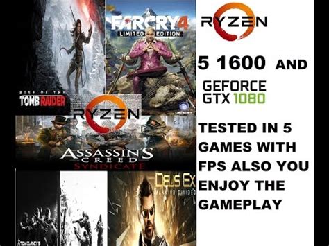 Ryzen Gtx Tested In Games At Very High Ultra Settings