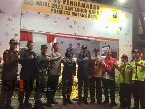 Malam Natal Pj Wali Kota Malang Bersama OPD Pantau Gereja Hingga Arus