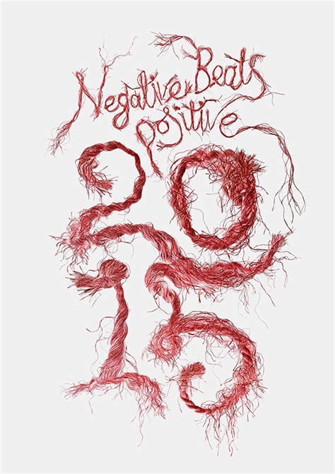 (RED) Negative Beats Positive on Behance