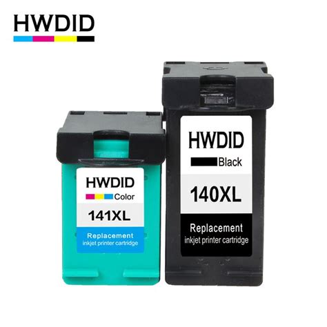 2 шт. картридж с чернилами для HP 140 141 140xl 141xl для HP Photosmart ...