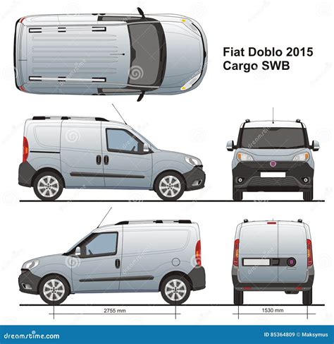 Cargo Swb 2015 De Fiat Doblo Imagen De Archivo Editorial Ilustración