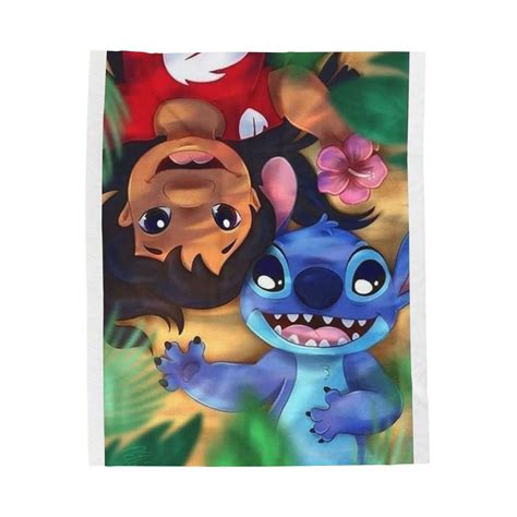 Stitch and Milo Plush Blanketchristmas Disney Blanket Disney - Etsy