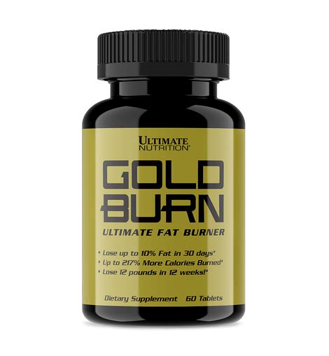 Gold Burn Fat Burning Weight Loss Supplement - Ultimate Nutrition ...