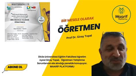 Giray Topal Bir Mesele Olarak Retmen Youtube