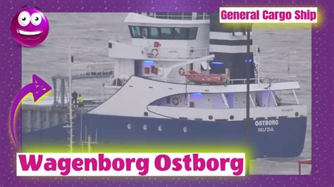 General Cargo Ship Wagenborg Ostborg Leaves Warrenpoint Harbour For